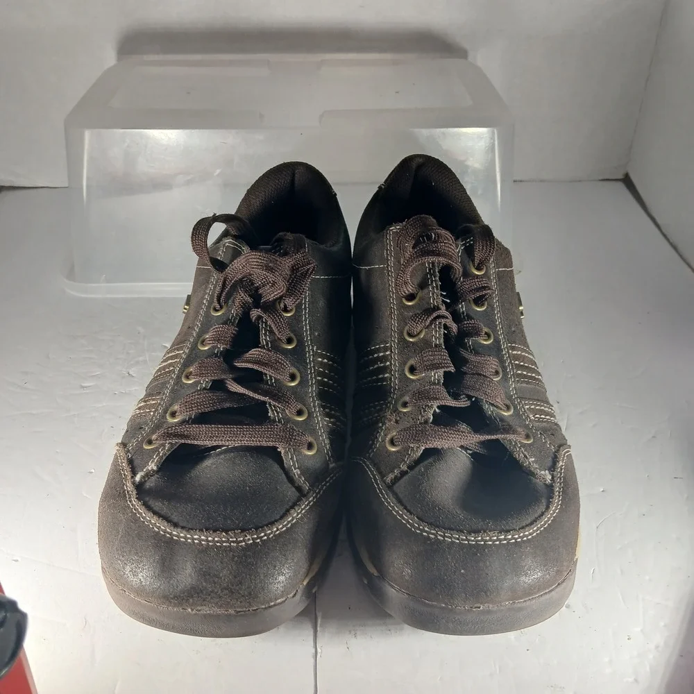 Skechers Leather Sneakers 10 Brown Rugged Gorpcore Utility Oxford 46397